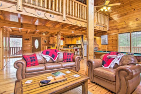 Fully Loaded Pigeon Forge Cabin 5 Mi to Dollywood